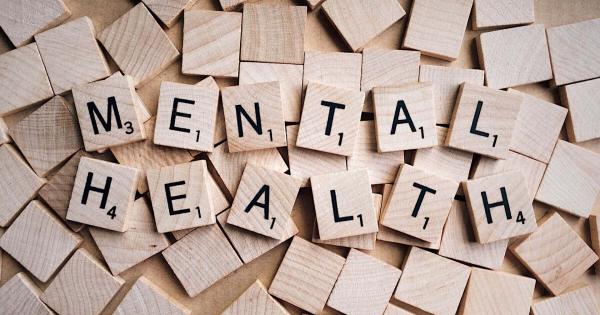 Mental Health spelled with Scrabble tiles